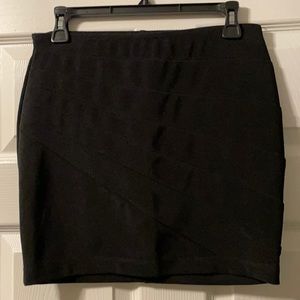 IZ BYER Black Mini Skirt